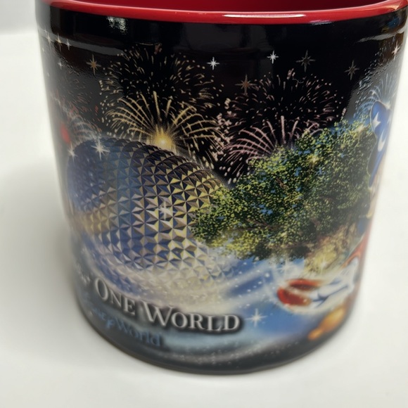 Disney | Mug Four Parks One World Walt Disney Classic Heavy Cup Collectable - Picture 3 of 8